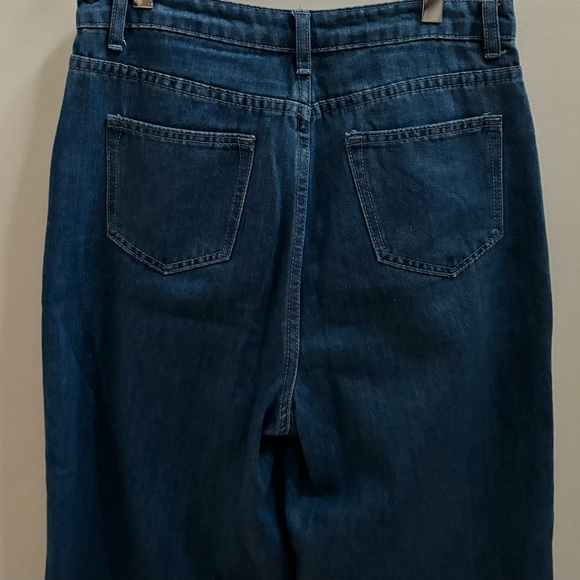 Pretty Little Things Baggy Denim Jeans Size 6 - Picture 4 of 5